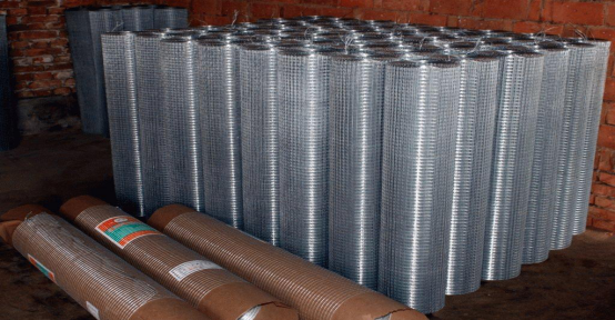 Welded wire mesh with anti-corrosion and oxidation resistance and other characteristics