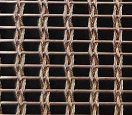 Woven wire drapery