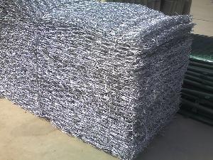 Galvanized gabion protecting mesh