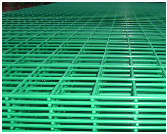 Green PVC welded wire steel mesh
