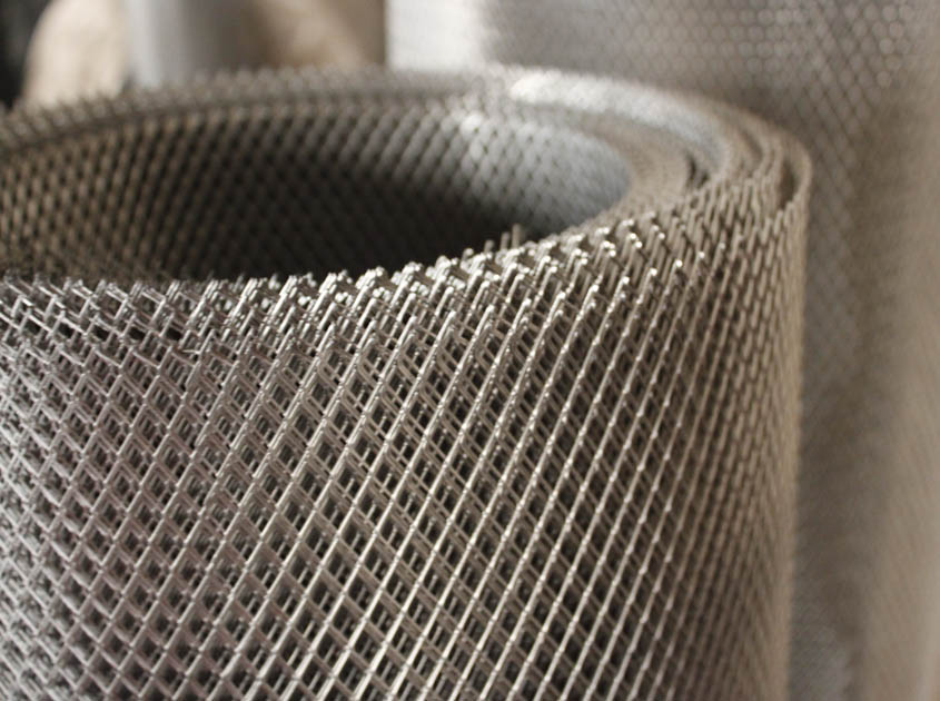 Silver wire mesh