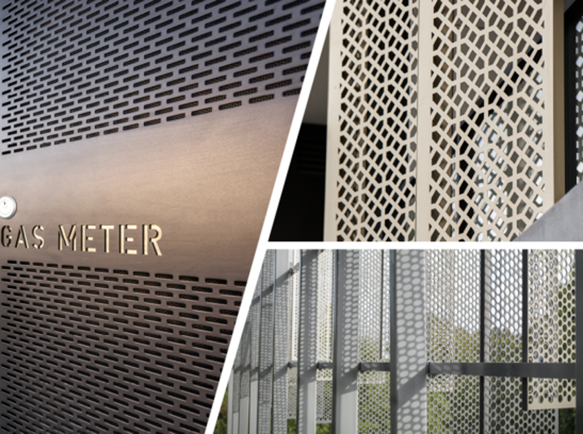 Decorative perforated metal