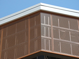 Decorative perforated metal