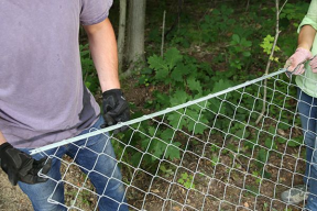 How to install chain link fence