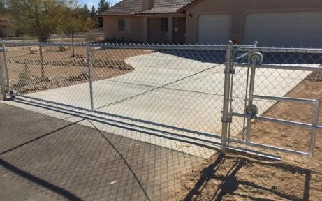 Variety gates for chain link fence