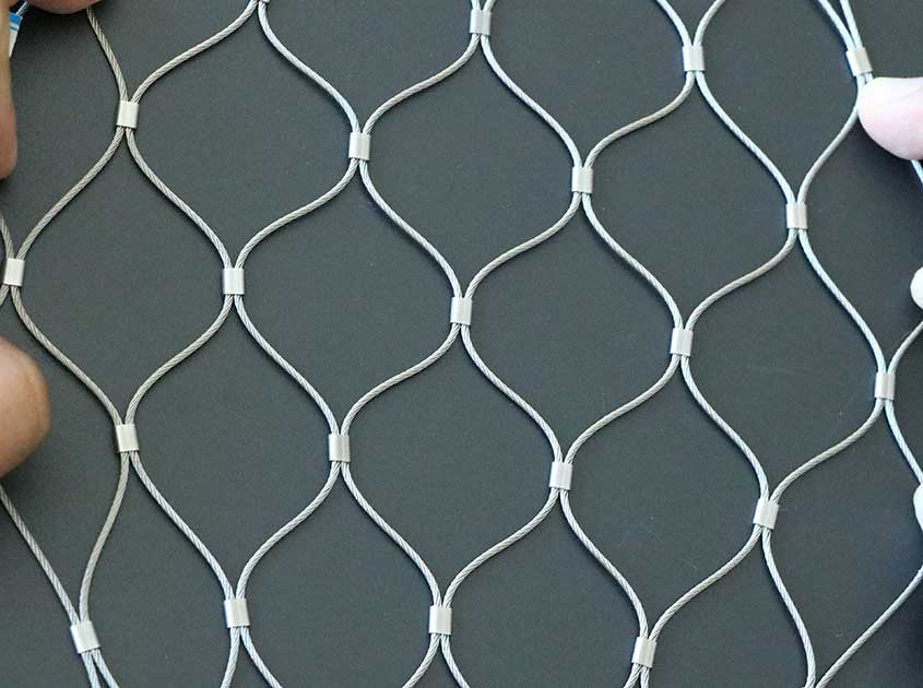 Stainless steel wire rope mesh