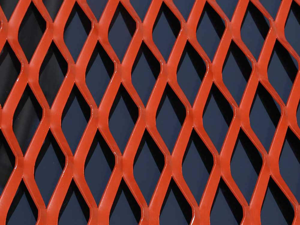 Decorative expanded metal mesh