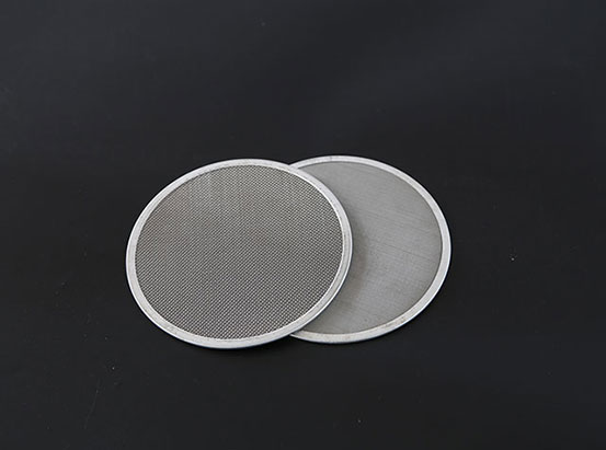 Welding process of metal filter