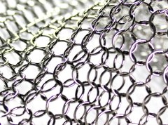 Application of metal decorative ring mesh curtain