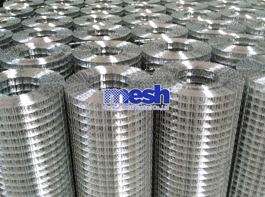 Hot dip galvanized wire mesh and electro galvanized wire mesh.